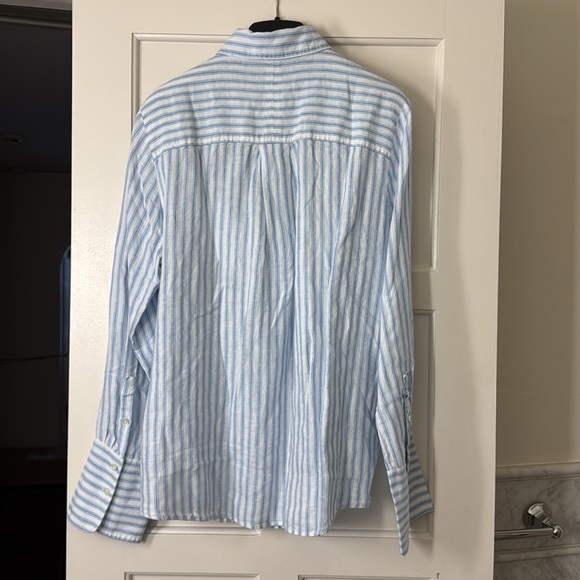 Banana Republic Tall striped linen shirt - Picture 6 of 6